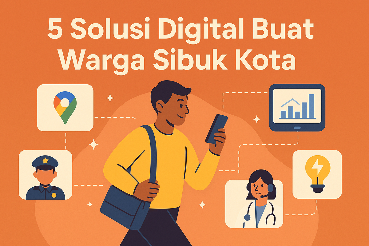5 Solusi Digital Buat Warga Sibuk Kota
